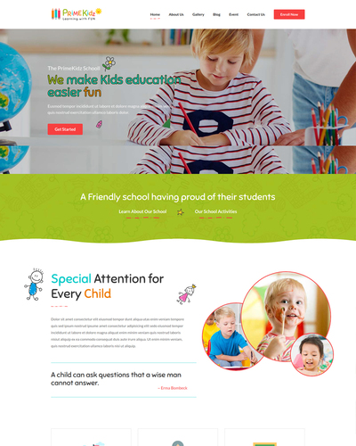 Best daycare website design - websitesforchildcare